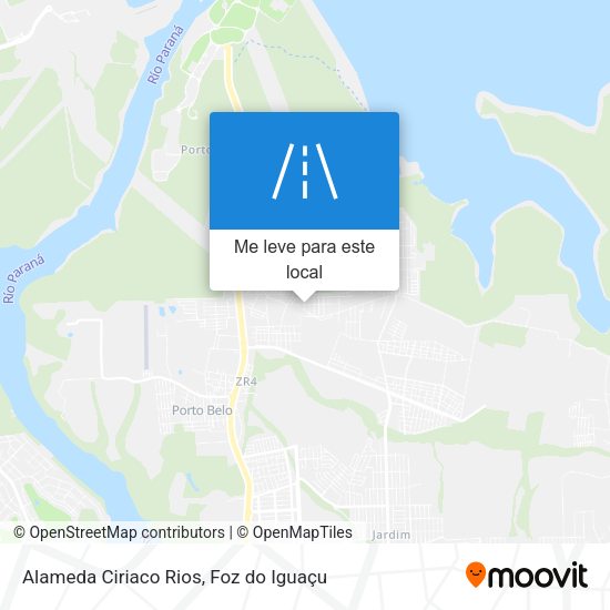 Alameda Ciriaco Rios mapa