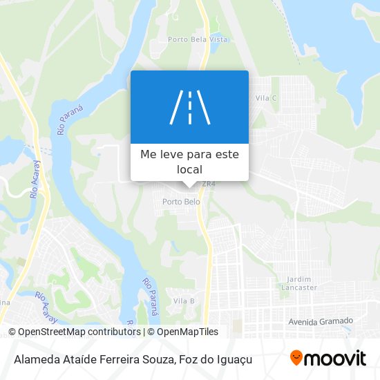 Alameda Ataíde Ferreira Souza mapa