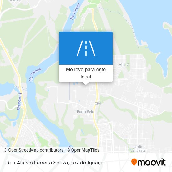 Rua Aluisio Ferreira Souza mapa