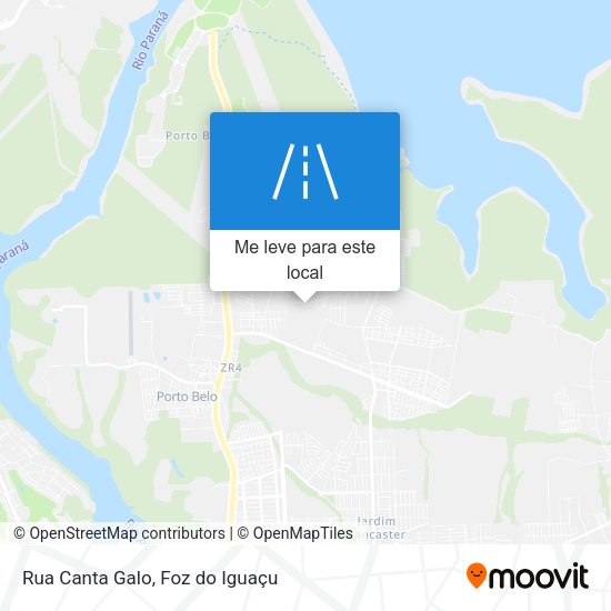 Rua Canta Galo mapa
