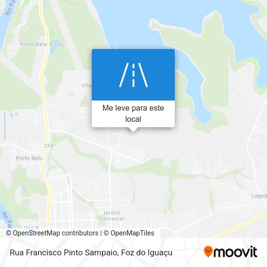Rua Francisco Pinto Sampaio mapa