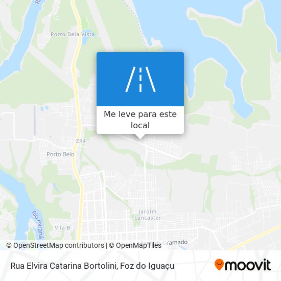 Rua Elvira Catarina Bortolini mapa