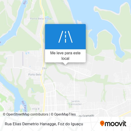 Rua Elias Demetrio Hanagge mapa