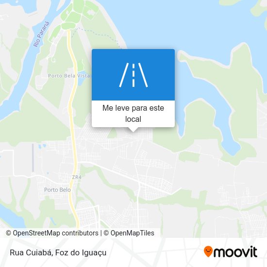 Rua Cuiabá mapa
