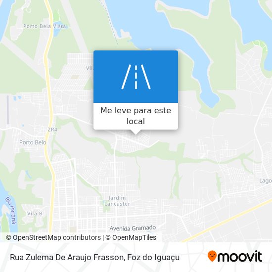 Rua Zulema De Araujo Frasson mapa