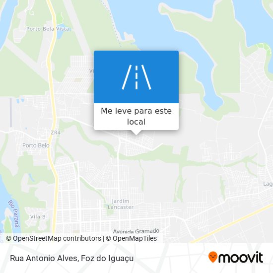 Rua Antonio Alves mapa