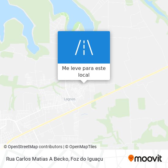 Rua Carlos Matias A Becko mapa