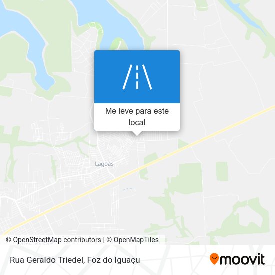 Rua Geraldo Triedel mapa