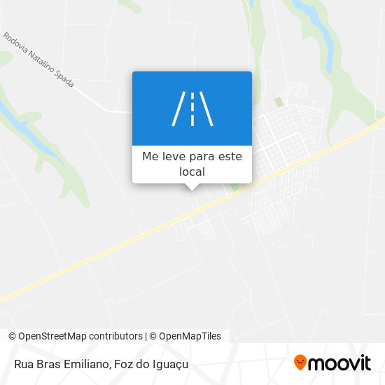 Rua Bras Emiliano mapa