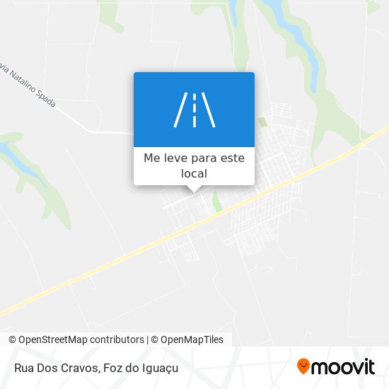 Rua Dos Cravos mapa