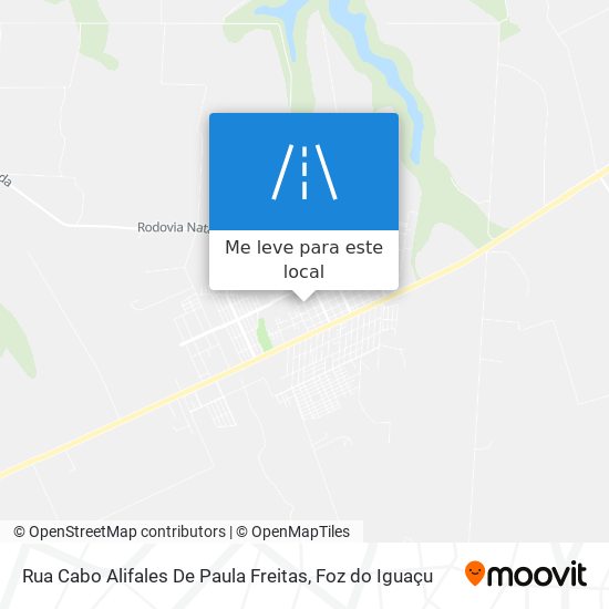 Rua Cabo Alifales De Paula Freitas mapa