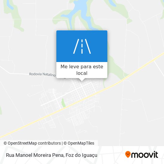 Rua Manoel Moreira Pena mapa