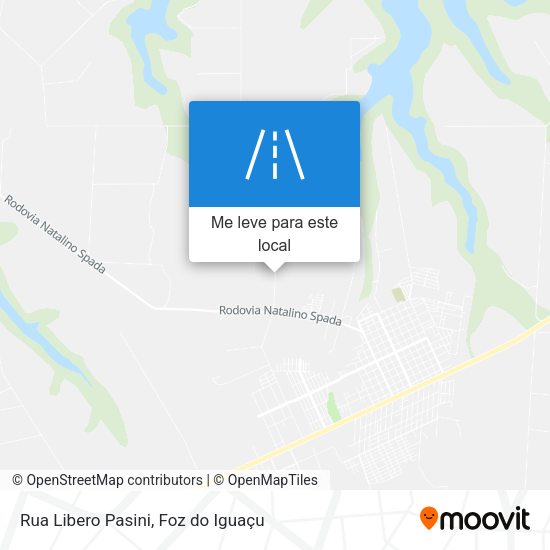 Rua Libero Pasini mapa