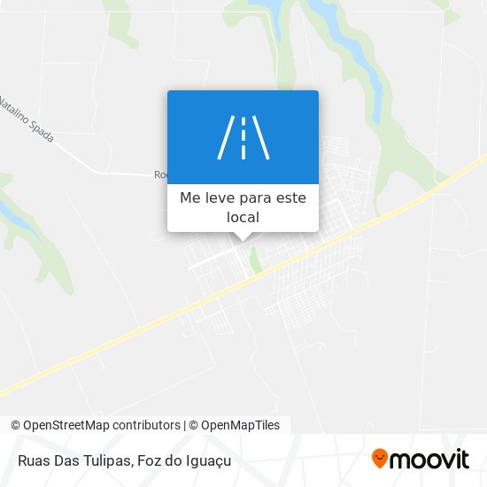 Ruas Das Tulipas mapa