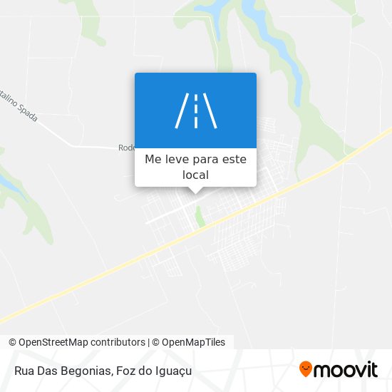 Rua Das Begonias mapa