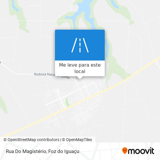 Rua Do Magistério mapa