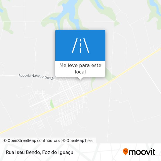 Rua Iseu Bendo mapa