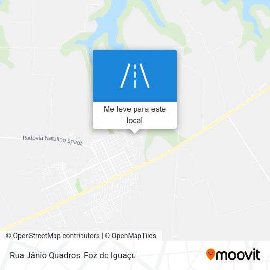 Rua Jânio Quadros mapa