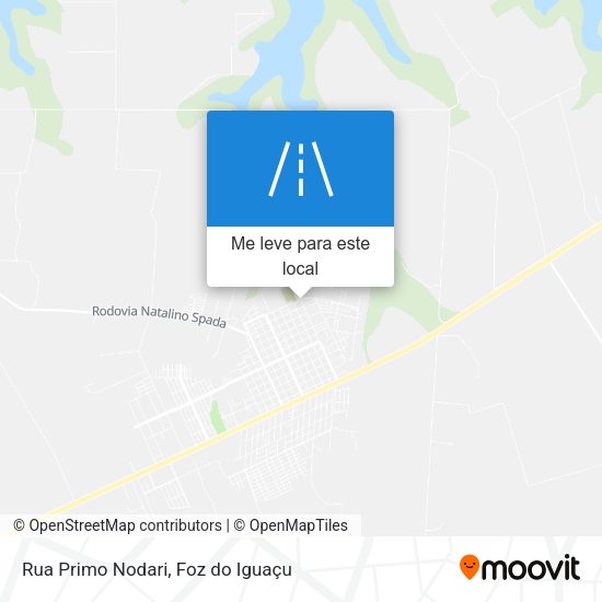 Rua Primo Nodari mapa