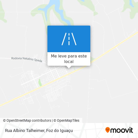 Rua Albino Talheimer mapa