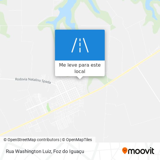 Rua Washington Luiz mapa