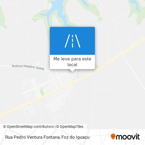 Rua Pedro Ventura Fontana mapa