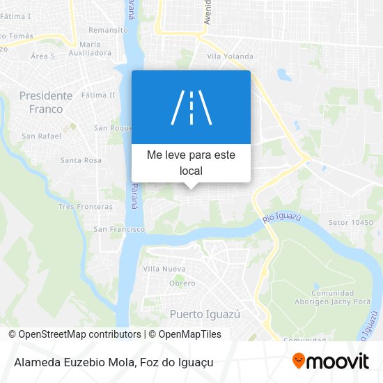 Alameda Euzebio Mola mapa