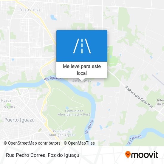 Rua Pedro Correa mapa