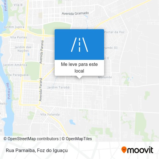 Rua Parnaiba mapa