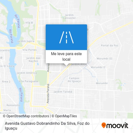 Avenida Gustavo Dobrandinho Da Silva mapa