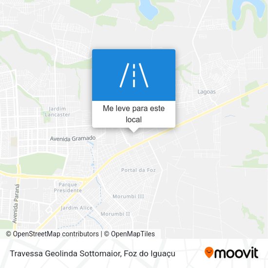 Travessa Geolinda Sottomaior mapa