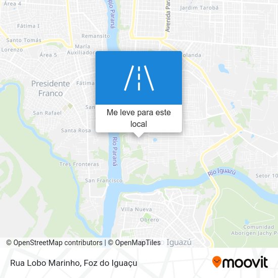 Rua Lobo Marinho mapa