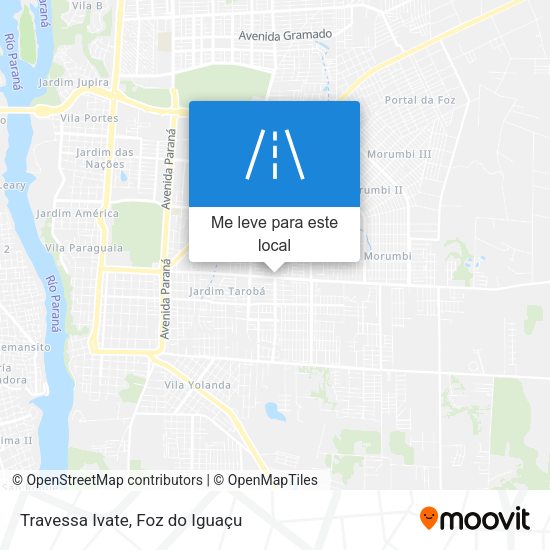 Travessa Ivate mapa