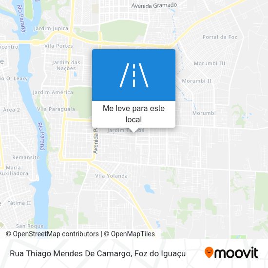 Rua Thiago Mendes De Camargo mapa