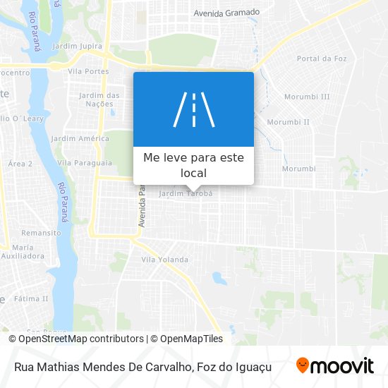 Rua Mathias Mendes De Carvalho mapa
