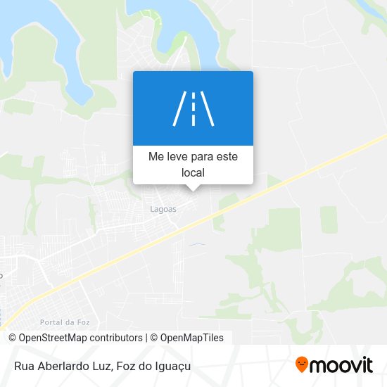 Rua Aberlardo Luz mapa