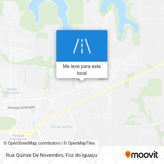 Rua Quinze De Novembro mapa