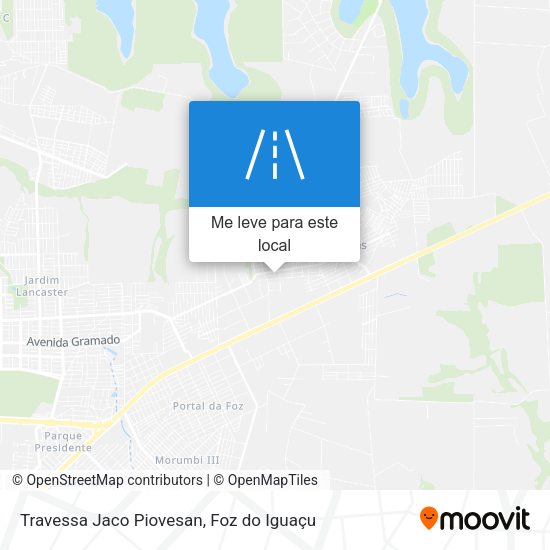 Travessa Jaco Piovesan mapa