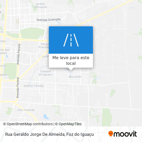 Rua Geraldo Jorge De Almeida mapa