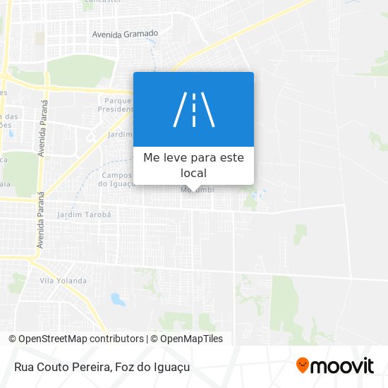 Rua Couto Pereira mapa