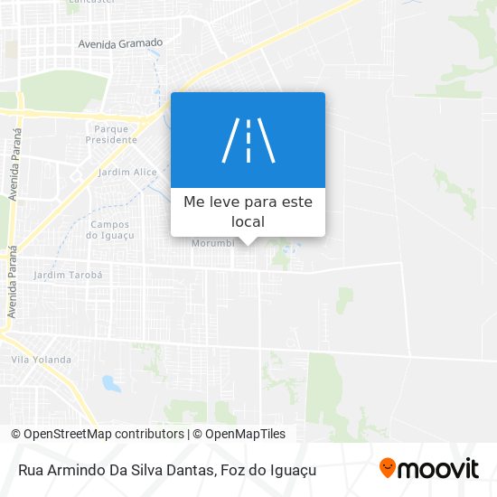 Rua Armindo Da Silva Dantas mapa