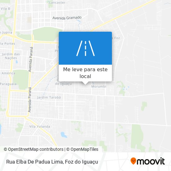 Rua Elba De Padua Lima mapa