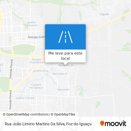 Rua João Limirio Martins Da Silva mapa
