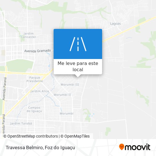 Travessa Belmiro mapa