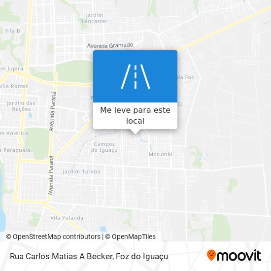 Rua Carlos Matias A Becker mapa