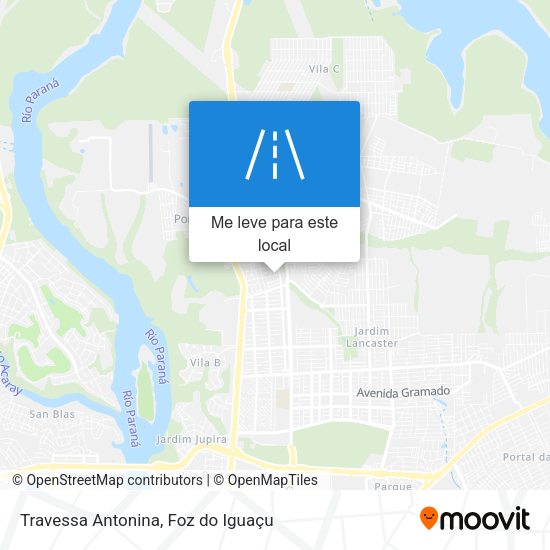 Travessa Antonina mapa