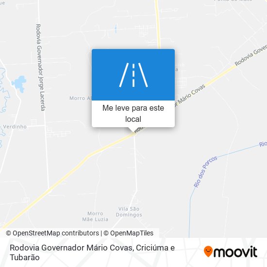 Rodovia Governador Mário Covas mapa