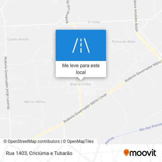 Rua 1403 mapa