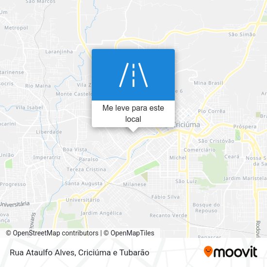 Rua Ataulfo Alves mapa