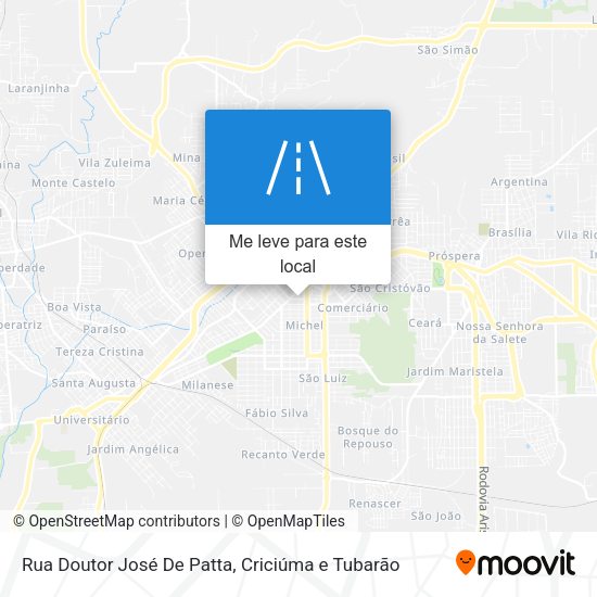 Rua Doutor José De Patta mapa